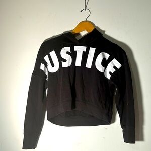 Justice Black sweatshirt for kids